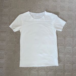 White Lettuce Trim Tee